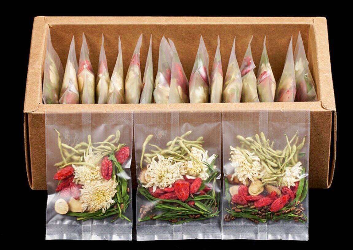 Honeysuckle, chrysanthemum, cereal, tapioca seed, rock sugar, light bamboo leaf-