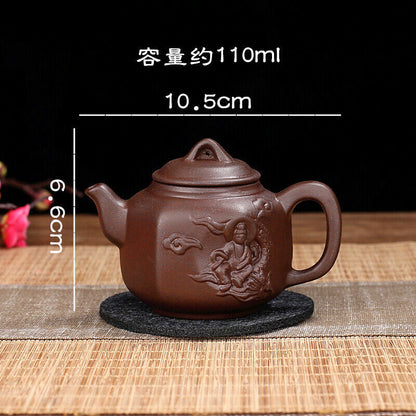 Chinese Yixing Zisha Clay Pottery Carved Tea Pot Teapot Dragon Design Clay Pot