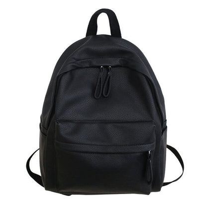 Synthetic Leather Backpack Laptop Bag Rucksack Blue/Purple School Bag 30*16*40CM