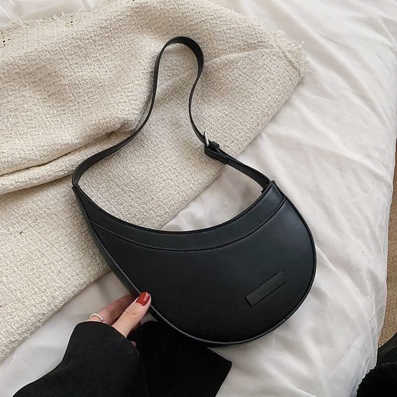 Women Shoulder Bag PU Leather Purse and Handbag Shopper Underarm Bag