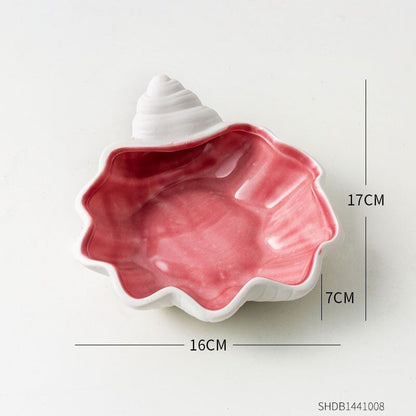Ceramic Shell Storage Storage Modern Home Decoration Living Room Bedroom Desktop