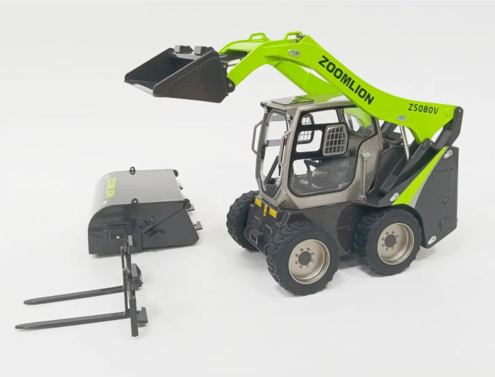 1:20 ZOOMLION ZS080V Skid-Steer Loader Construction Machine Diecast Model