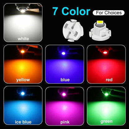 LED Bulb 10Pcs T3 T4.2 T4.7 Auto Dashboard Instrument Cluster Light Car Lighting