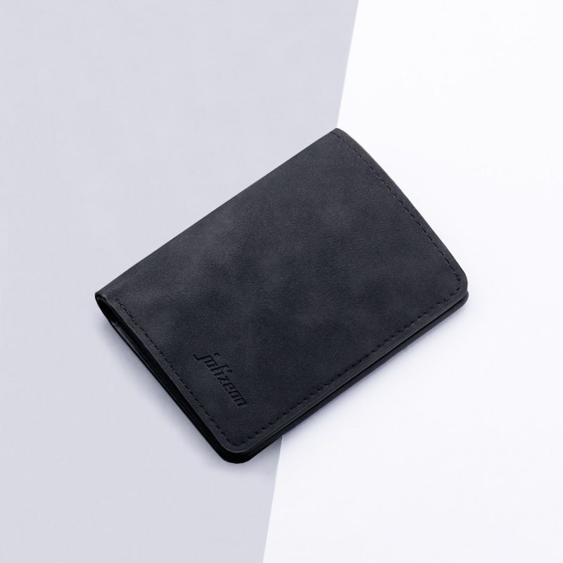 Card Holder Short Wallet Synthetic Leather Coin Purse Money Pouch Storage Bags