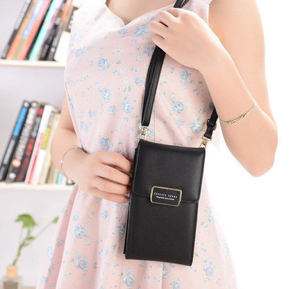Mini Crossbody Shoulder Bag Flap Phone Pocket Purse Clutch Leather Hasp Handbag