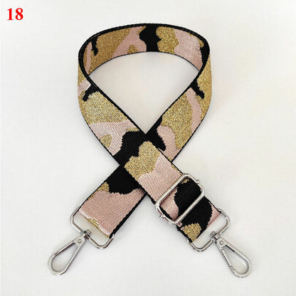 Camouflage Print Bag Shoulder Strap Handbag Replacement Adjustable Belt Handle