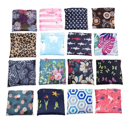 New Reusable Foldable Ladies Shopping Bag Eco Tote Handbag Fold Away Bag