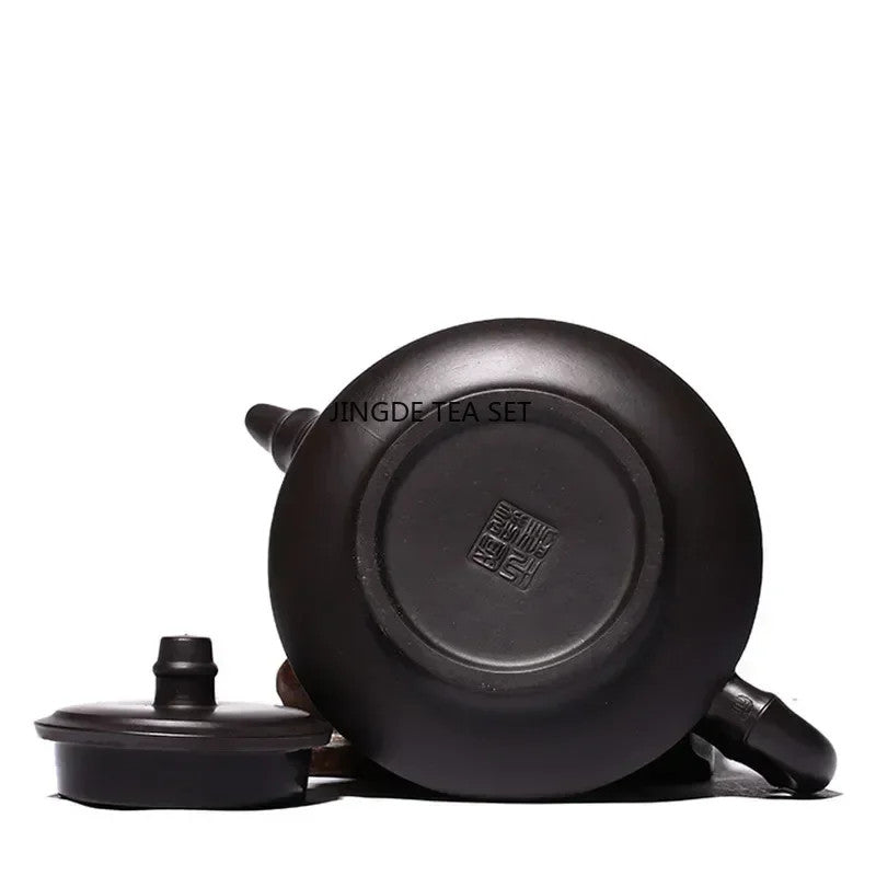 Chinese Yixing Purple Clay TeaPot Handmade Beauty Kettle Raw Ore Teaware TeaSet