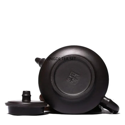Chinese Yixing Purple Clay TeaPot Handmade Beauty Kettle Raw Ore Teaware TeaSet
