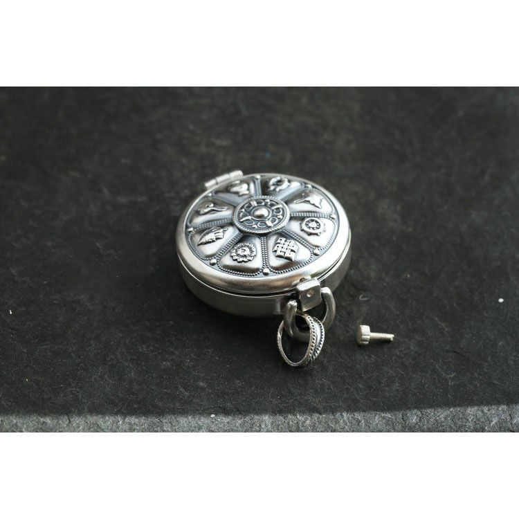Tibetan Ghau Box Pendant Ethnic Style Amulet Necklace Jewelry For Men And Women