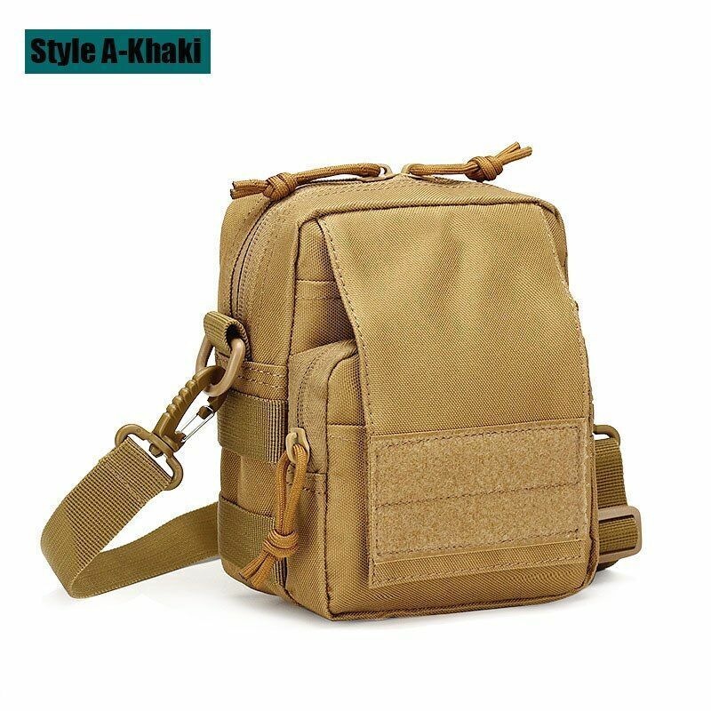 Tactical Pouch Shoulder Waist Bag Waterproof Nylon Multifunction Hunting Travel