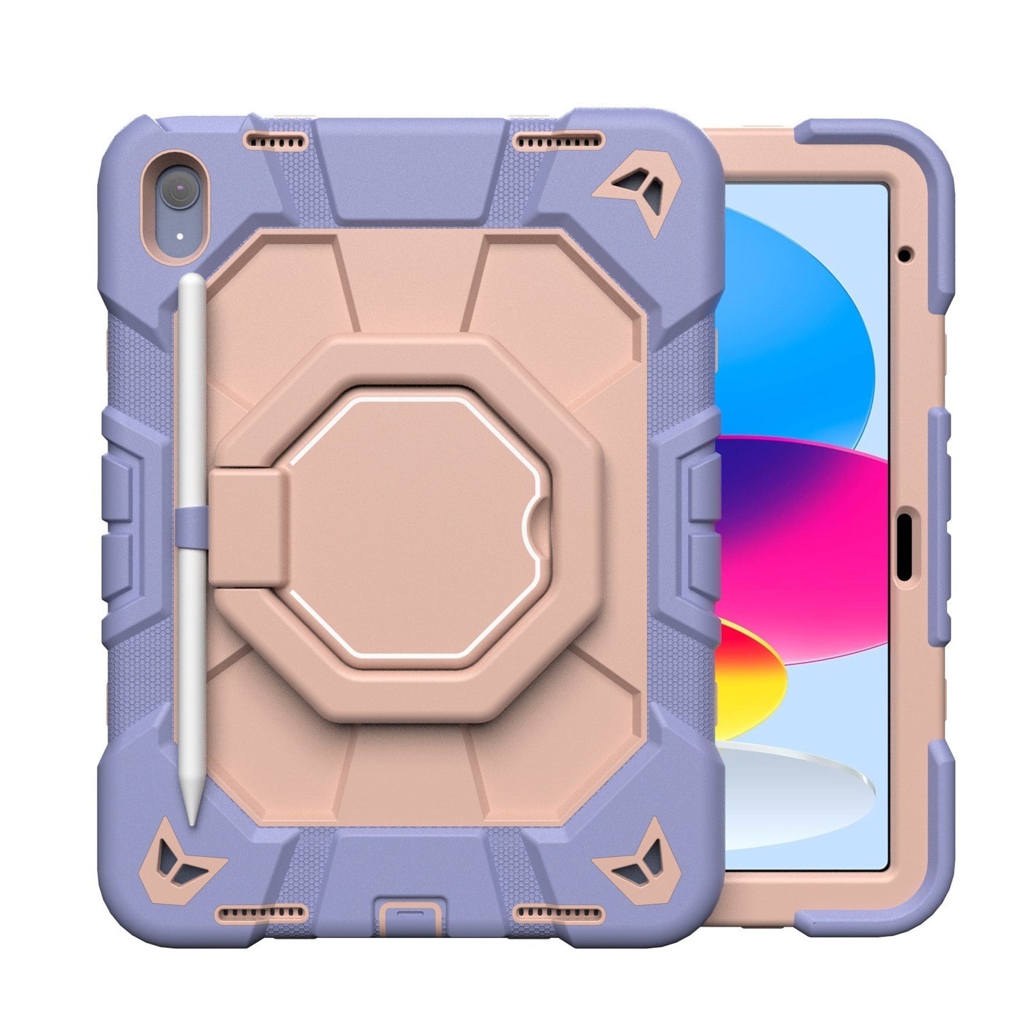 IPad 10th and 11th generations A16 protective case, anti drop and rotatable