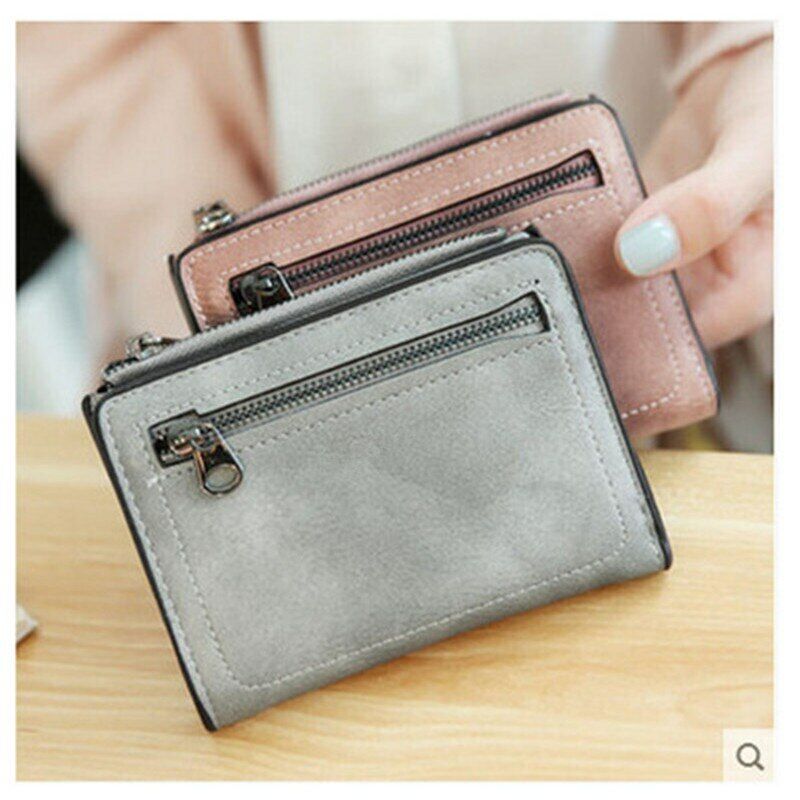 Lady Handbag Cash Clip Billfold Women's Wallets Card Clamps Money Bag Coin Purse