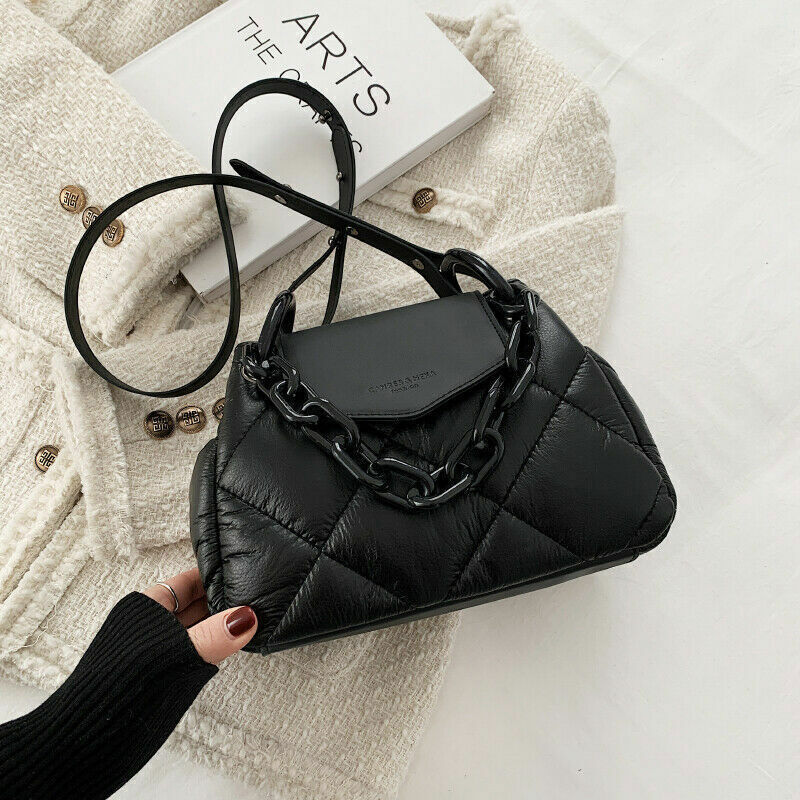 Tote Bag Leather Women's Handbag Chain Shoulder Crossbody Bags