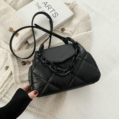 Tote Bag Leather Women's Handbag Chain Shoulder Crossbody Bags