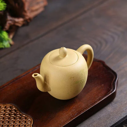 Chinese Tea Pot Real Yixing Zisha Duan Clay Marked Pot 240ml 7 Infuser Holes New