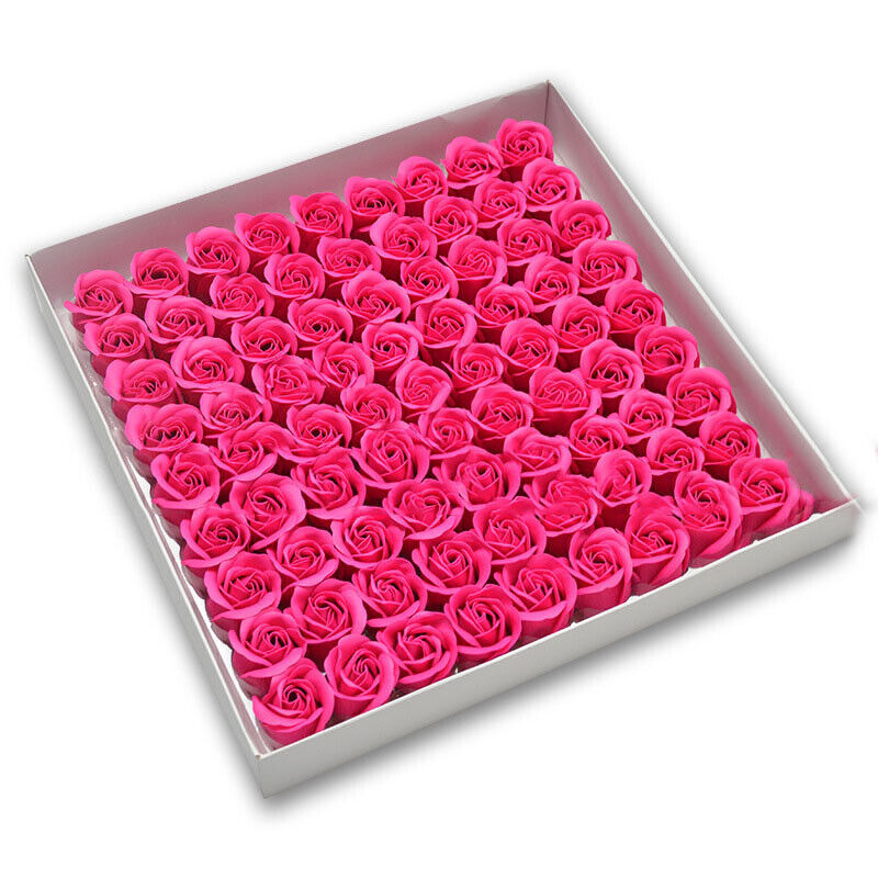 81Pcs Rose Box Flower Petal Scented Bath Soap Foot Body Bath Wedding Decoration