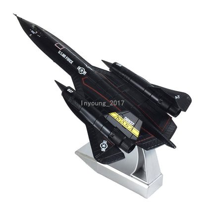 1:144 Lockheed SR-71 Blackbird Reconnaissance Plane Model Diecast Airplane Model