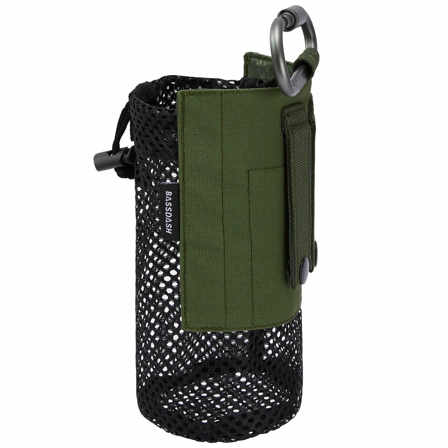 Water Bottle Pouch Mole Straps Clip Carabiner Foldable Mesh Holder Bag Travel