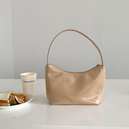 Elegant Shoulder Bags Synthetic Leather Vintage Handbag Travel Underarm Clutch
