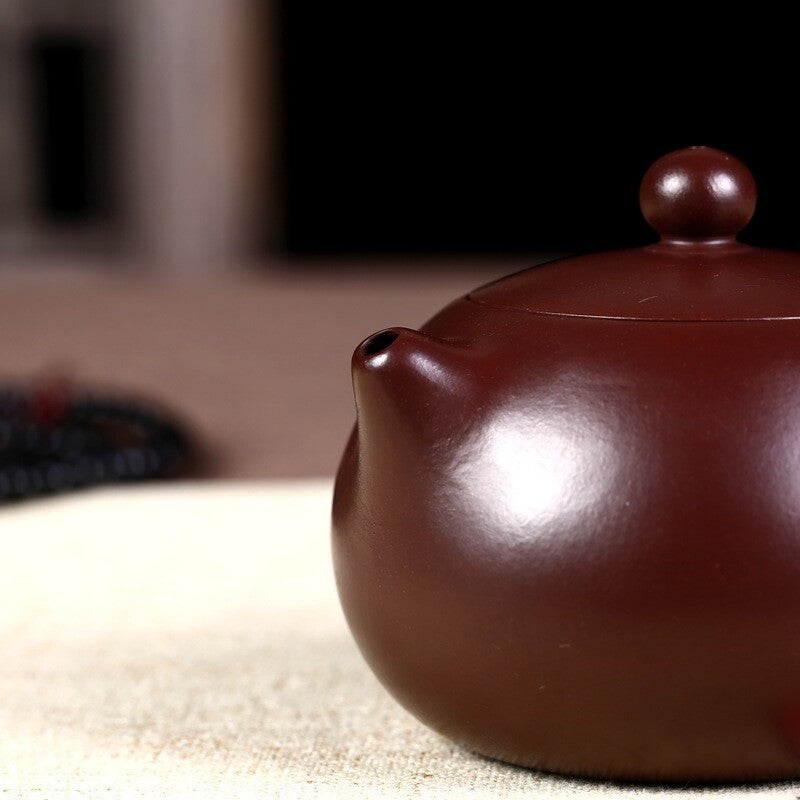 Handmade Tea Pot Marked Zi Zhu Clay Pot 400ml Master Pot Of Tea Real Yixing Clay