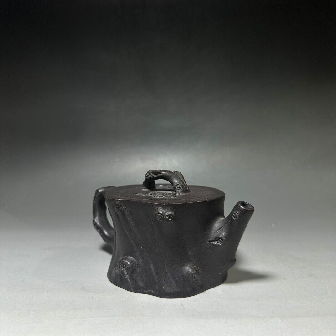 Chinese Yixing Zisha Clay Handmade Exquisite Teapot （梅桩 底款：汪寅仙）