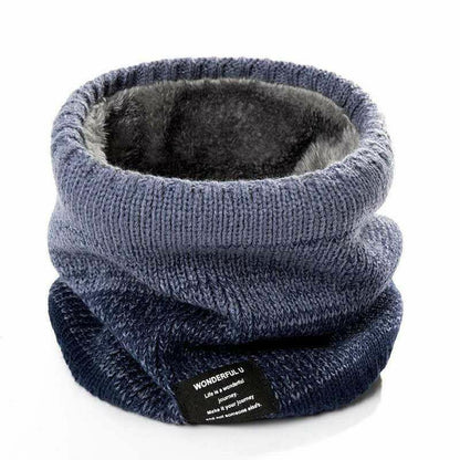 Winter Hiking Scarf Bandana Mask Cashmere Knitted Neck Warmer Face Fleece Shawl