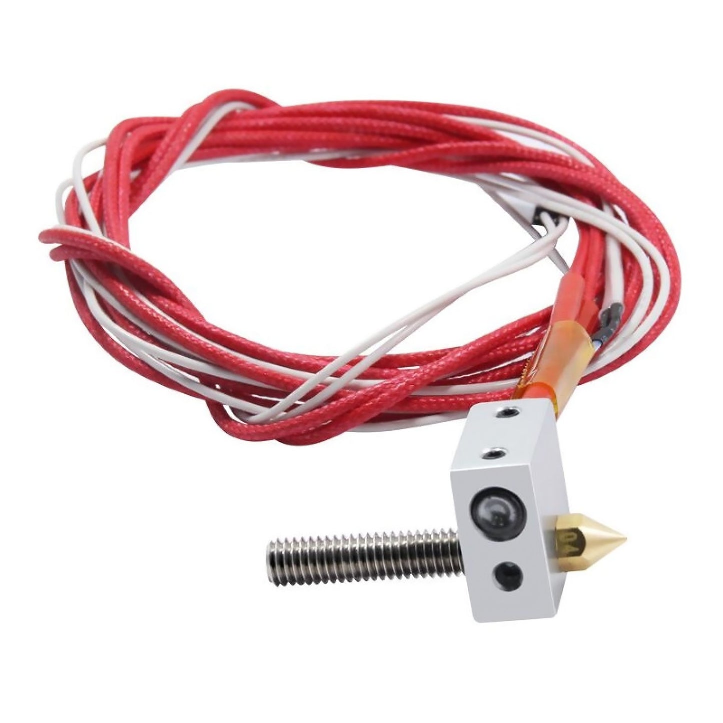 3D Printer MK8 Assembled Extruder Hotend 1.75mm to 0.4mm Nozzle Heating Block G