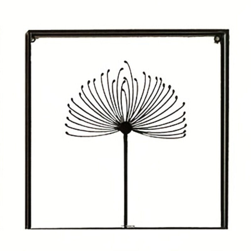 Plant Line Shape Iron Wall Hanging, Modern Fashion Hanging Iron Metal Wall