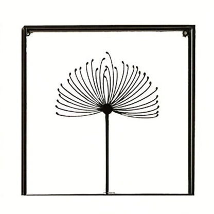 Plant Line Shape Iron Wall Hanging, Modern Fashion Hanging Iron Metal Wall