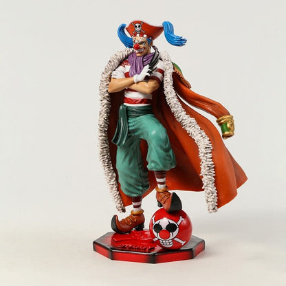 Anime One Piece Figur Buggy PVC Actionfigur Sammlerstück Modell Spielzeug Statue Puppe-