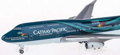 1:500 Hogan CATHAY PACIFIC BOEING 747-400 Passenger Airplane Diecast Plane Model