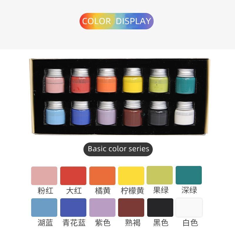 Pottery Underglaze Process Color Glazes Ceramics Painting Coloring Materials 25g