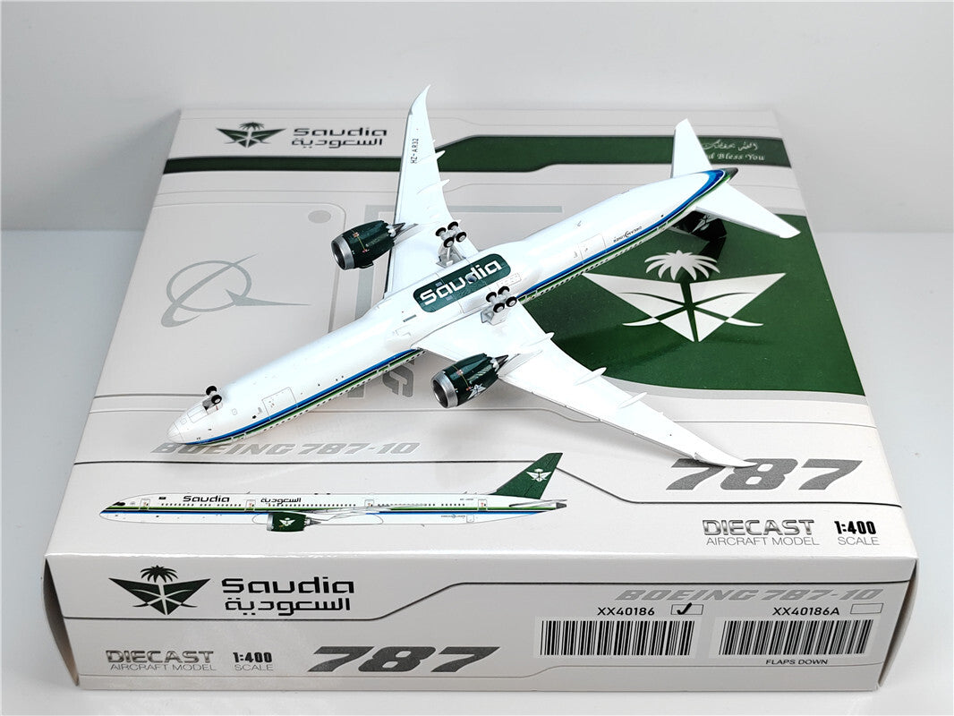 1:400 JC Wings SAUDIA BOEING B787-10 Passenger Airplane Diecast Aircraft Model