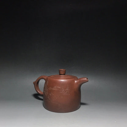 Chinese Yixing Zisha Clay Handmade Exquisite Teapot（井栏 底款：顾景舟）