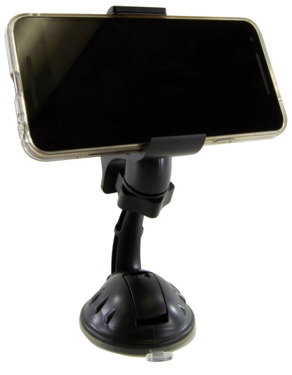 Smartphone Holder for Car Windshield, Suction Mount with 360 Degree Rotation