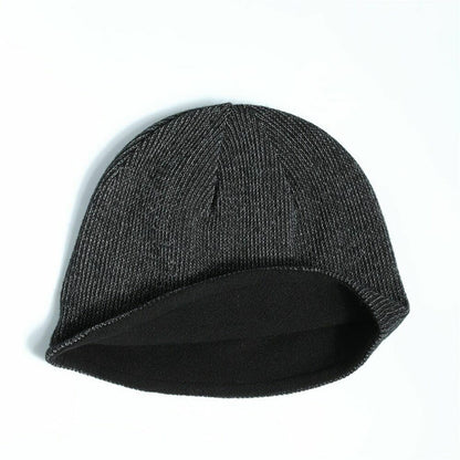 Reflective Beanie Hat Mens Womens Autumn Winter Warm Knitted Hats Bonnet Ski Cap