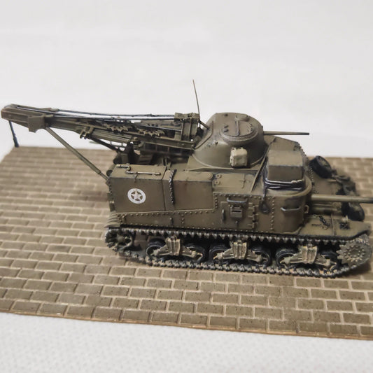 Homemade 1/72 US M31 Tank Recovery Vehicle Finished Model Ornament Toys