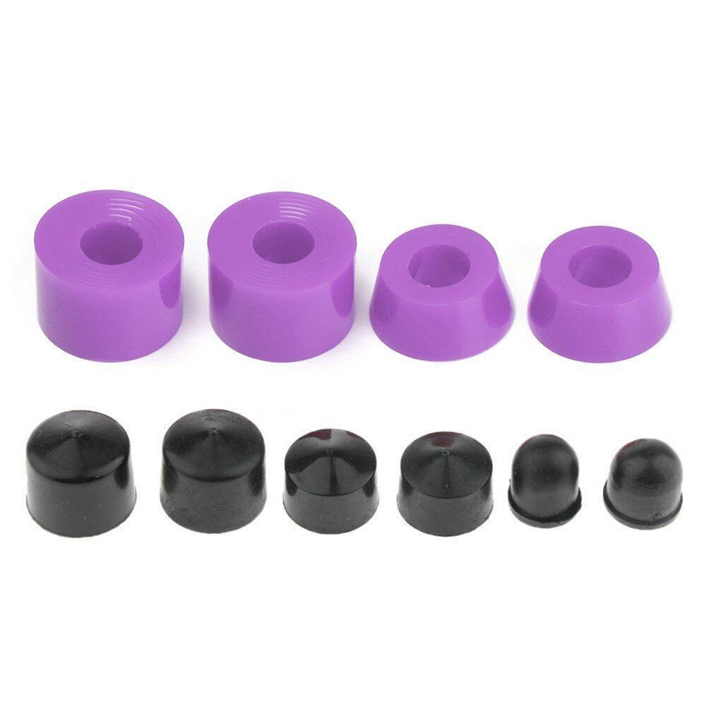 10Pcs Skateboard Truck Bushings Longboard Shock Absorber Washers Accessories PU