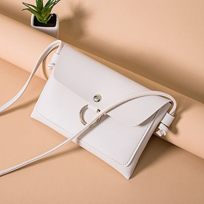 Envelope Bag Crossbody Purse Flap Synthetic Leather Bag Single Strap Versatile
