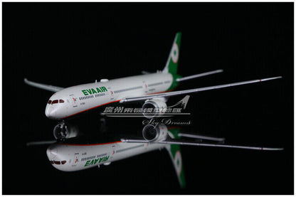 1:400 JC Wings EVA AIR BOEING 787-10 Passenger Airplane Diecast Aircraft Model