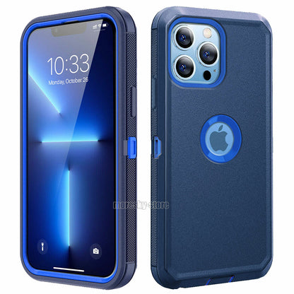 For iPhone 13 Pro Max 13 mini Phone Case Shockproof Rubber Heavy Duty Hard Cover