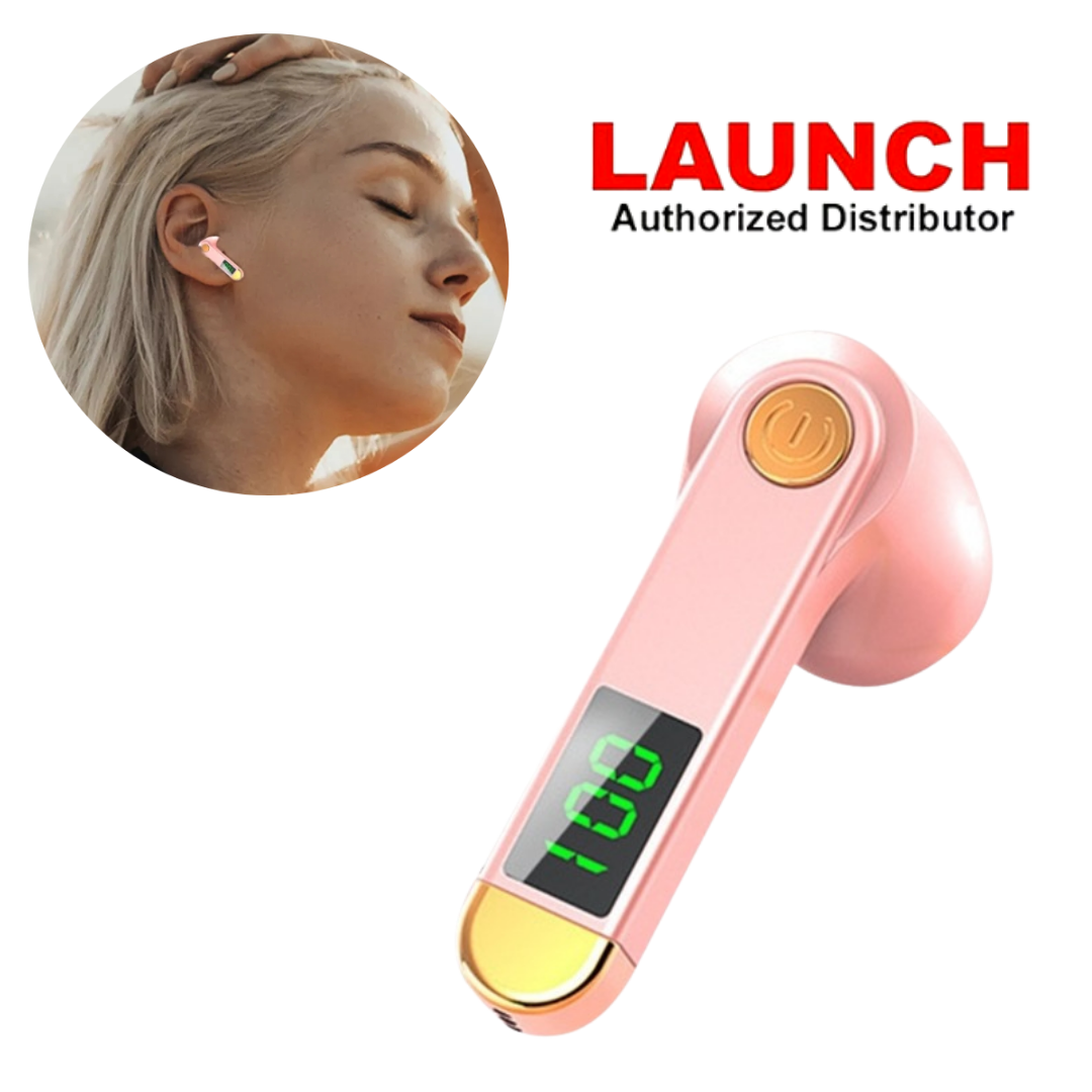 Wireless Bluetooth 5.2 Earpiece Headset Driving Trucker Earbuds Noise Reductio