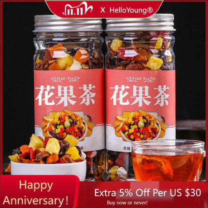 Flower Herbal Tea Healthy Drink Canned Gift Tea Natural Handmade 180g-