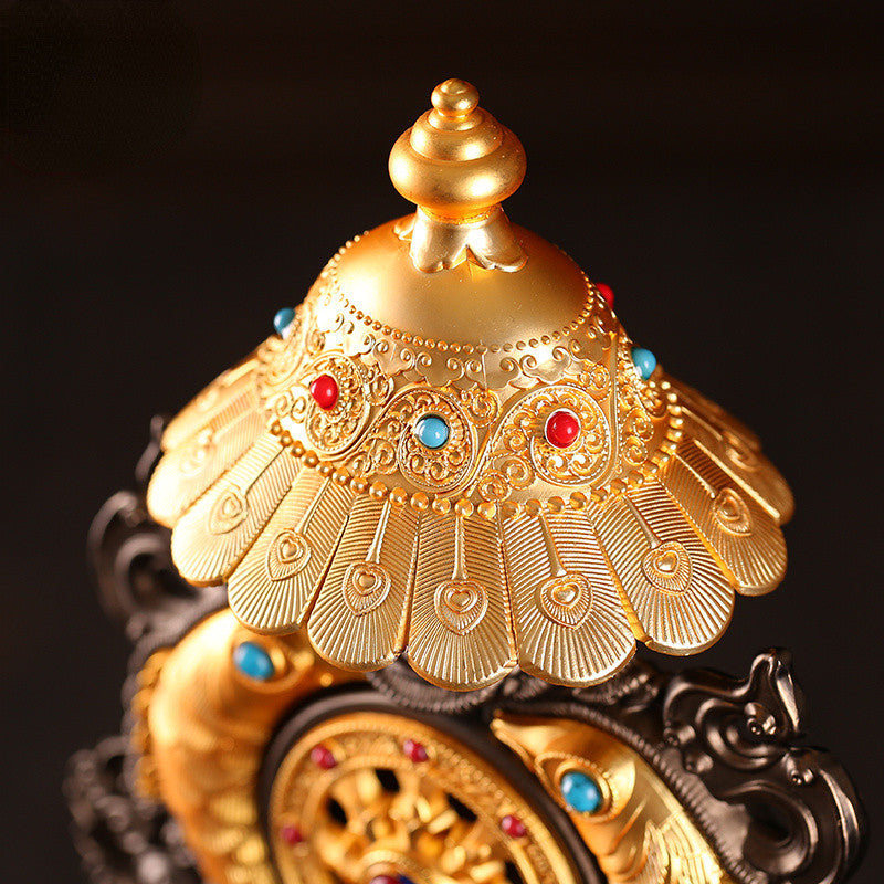 30.6cm Alloy Eight Auspicious Combination Decor Buddhism Supplies Home Design