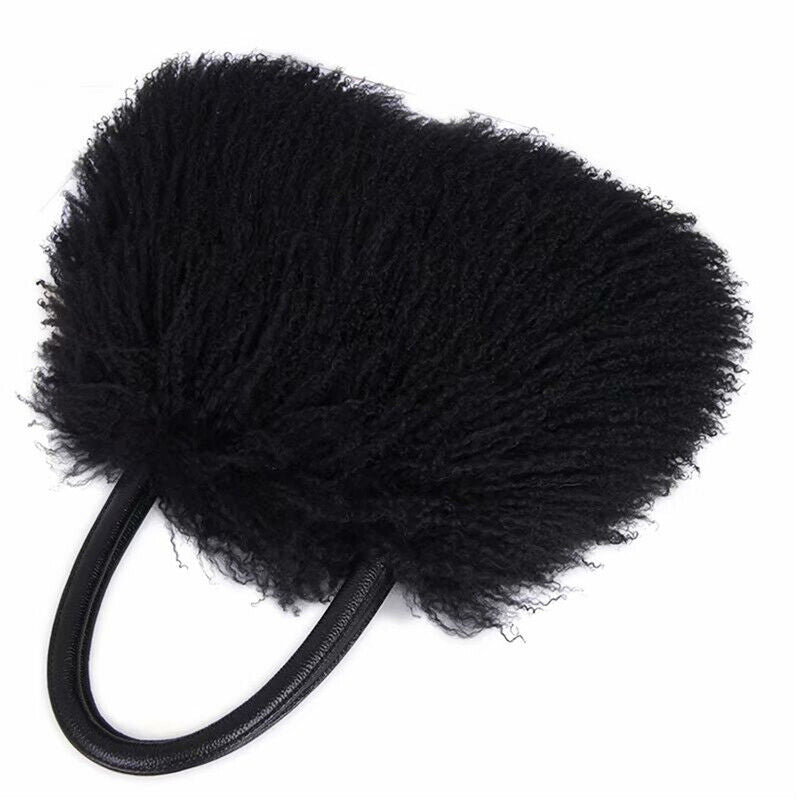 Women Real Mongolian Sheep Fur Handbags Ladies Casual Fluffy Fur Tote Bags