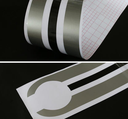 Hood Rear Racing Stripe Car Sticker Kit for Mercedes Benz Decal Custom All Model