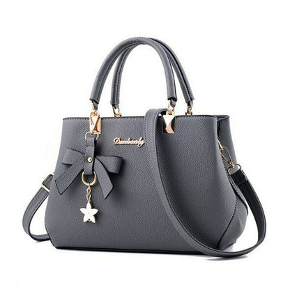 Womens Ladies PU Leather Handbag Shoulder Messenger Satchel Tote Crossbody Bags