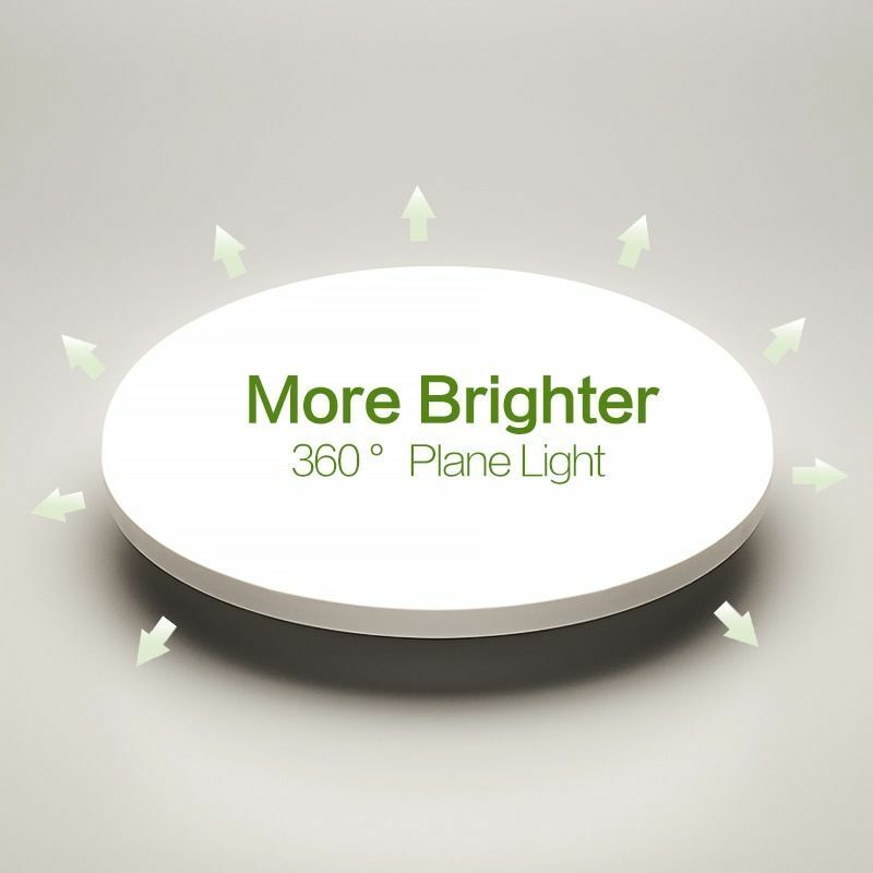 Square LED Panel Light 18W 24W 36W 48W Round Ceiling Lamp Downlight AC85-265V 1