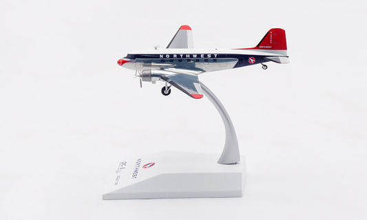 1:200 JC Wings NORTHWEST DC-3 Passenger Airplane Diecast Aircraft Model